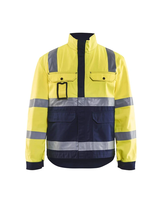 Blakläder 402318043389S Size Small Cl.3 "High Vis" Jacket - Yellow/Navy Blue