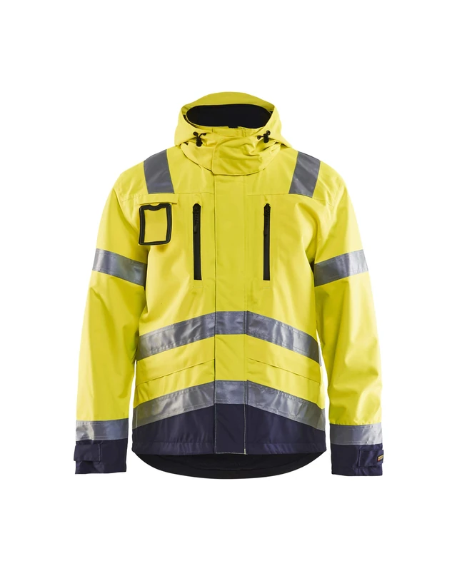 Blakläder 483719773389XS Size X-Small Cl.3 "High Vis" Jacket - Yellow/Navy Blue