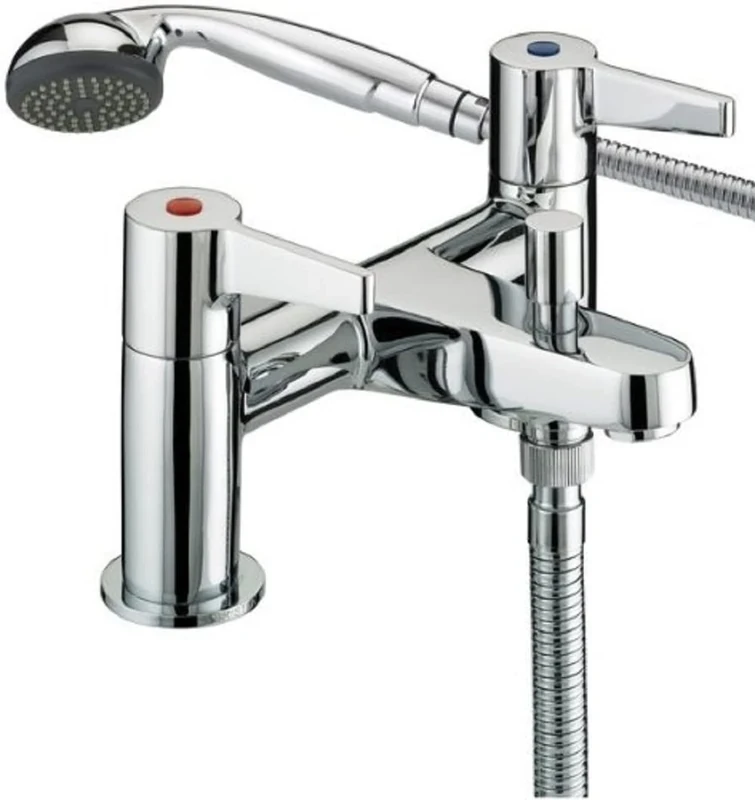 Bristan DUL BSM C Design Utility Lever Bath Shower Mixer - Chrome Plated