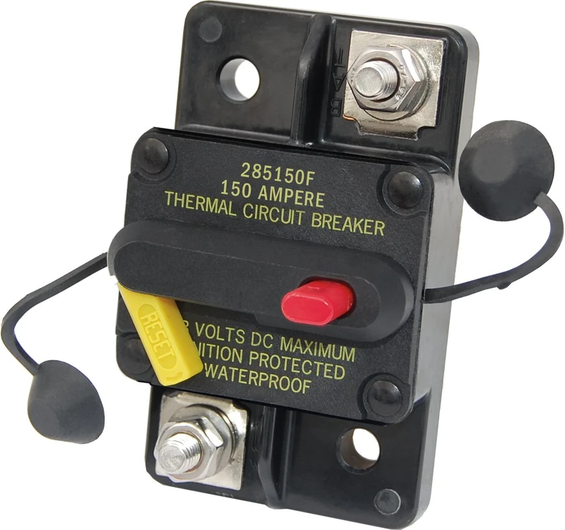 Blue Sea Systems 7189 285 Series Circuit Breaker, Surface Mount, 150 Amp, 48V DC