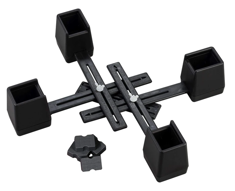 Aidapt Adjustable Height Linked Chair Height Raiser For Use with Chair Legs