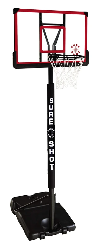 Sure Shot Basketball Portable Unit - White/Black