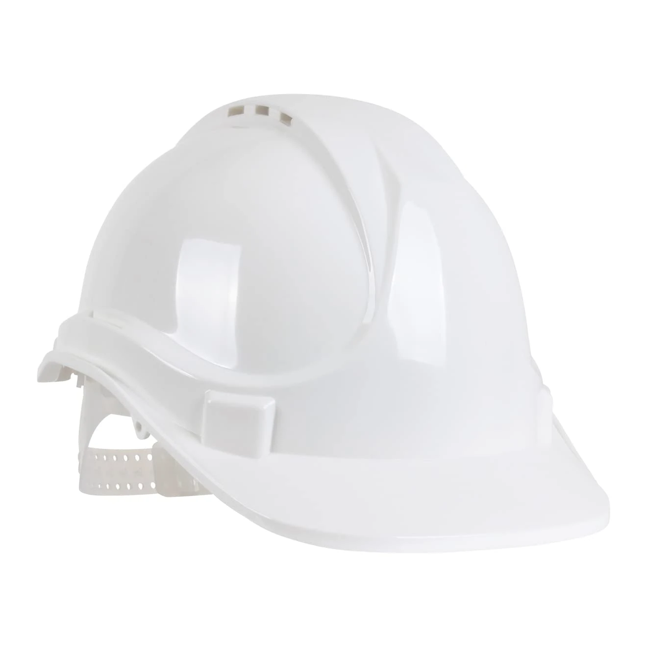 Blackrock White Hard Hat, Safety Helmet, For Construction, Mens Womens Unisex, Work Hats, Builder, One Size Adjustable Head Strap, HDPE Protection, UK/EU 2016/425 EN937:2012+A1:2012