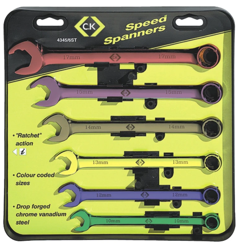 C.K T4345/6ST Speed Combination Spanner Set