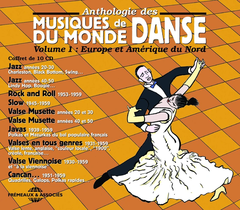 Musiques de Danse du Monde - Europe & N. America (10 CD)