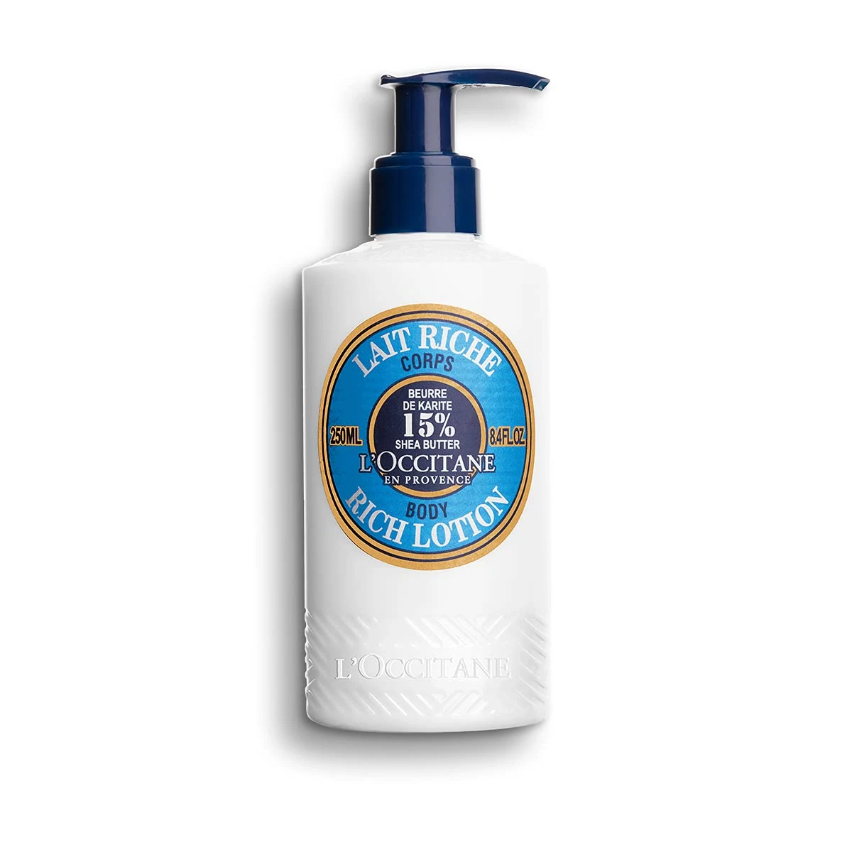 L'OCCITANE Shea Rich Body Lotion 250 ml|15% Fair Trade Shea Butter Moisturiser|48 hour Hydration|