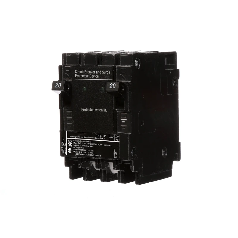 Siemens QSA2020SPD Whole House Surge Protection with Two 20-Amp Circuit Breakers for Use Only on Siemens Panels