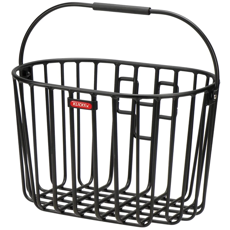 Rixen & Kaul Alumino Front Basket - Black