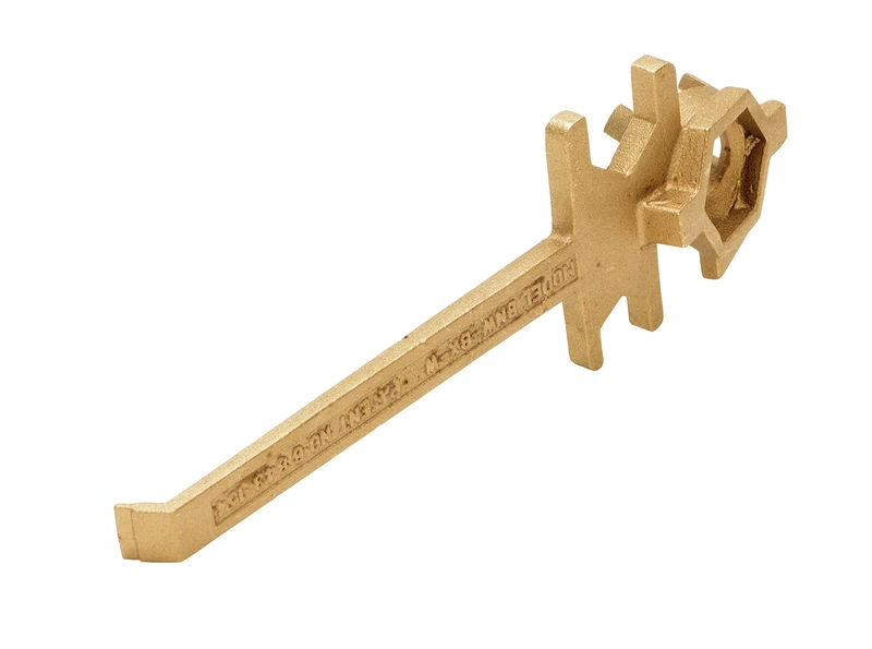Vestil BNW-BX-W Non Sparking Bronze Alloy Drum Bung Nut Wrench, 12 Length