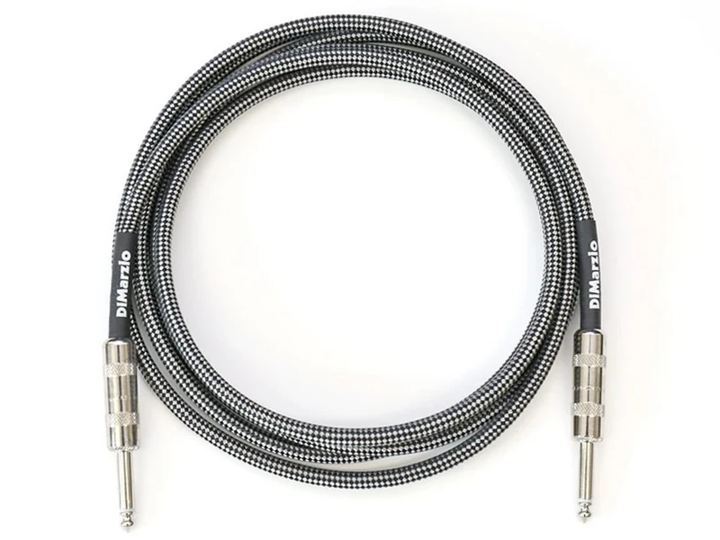 DiMarzio EP1715SSBKGY Guitar Cable, Jack 6.3 mm, Black/Grey, 4.5 m