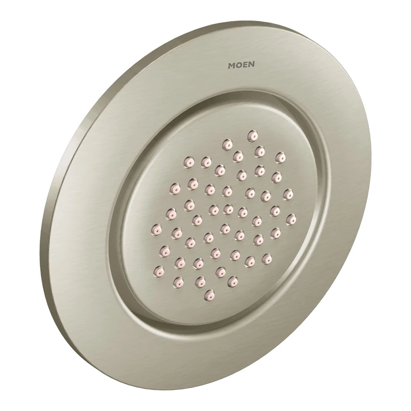 Moen TS1322BN Mosaic Round Square-Function Body Spray, Valve Required Brushed Nickel