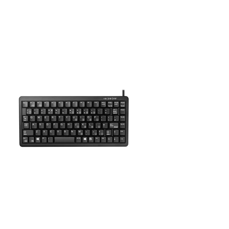 CHERRY G84-4100, Compact Mechanical Keyboard, Spanish Layout (QWERTY), With Windows Keys, Wired (USB & PS/2), ML Switches, Black