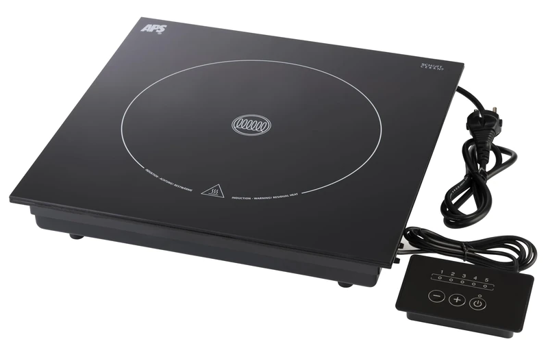 Built in induction plate ca. 35,5x35,5 cm, height 6 cm 2000 Watt - Image 1