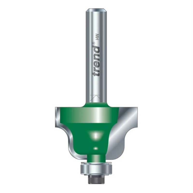 Trend CraftPro Self Guided Ogee Router Cutter Bit, 1/2 Inch Shank, 4mm Radius and 15.9mm Cut Length, Tungsten Carbide Tipped, C086X1/2TC