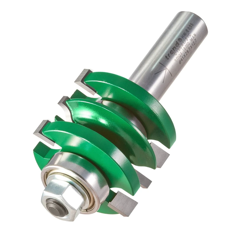 Trend CraftPro Profile Scriber Ogee Router Cutter Set, 1/2 Inch Shank with 4mm Radius, Tungsten Carbide Tipped, C155X1/2TC