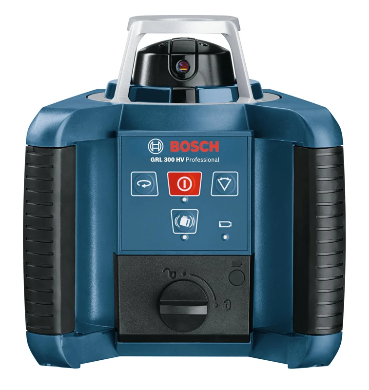 Bosch Professional Rotation Laser Level GRL 300 HV (red beam, laser receiver LR 1, Working Range: up to 300m (diameter), in carrying case)