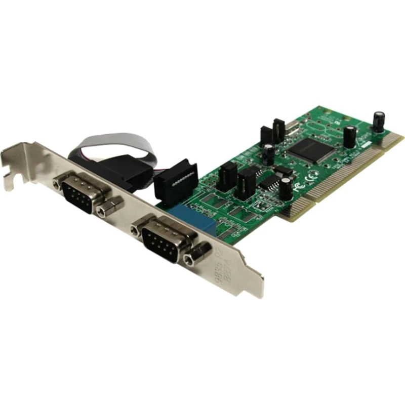 StarTech.com 2 Port PCI RS422/485 Serial Adapter Card with 161050 UART - Serial adapter - PCI-X - RS-422/485 x 2 (PCI2S4851050)