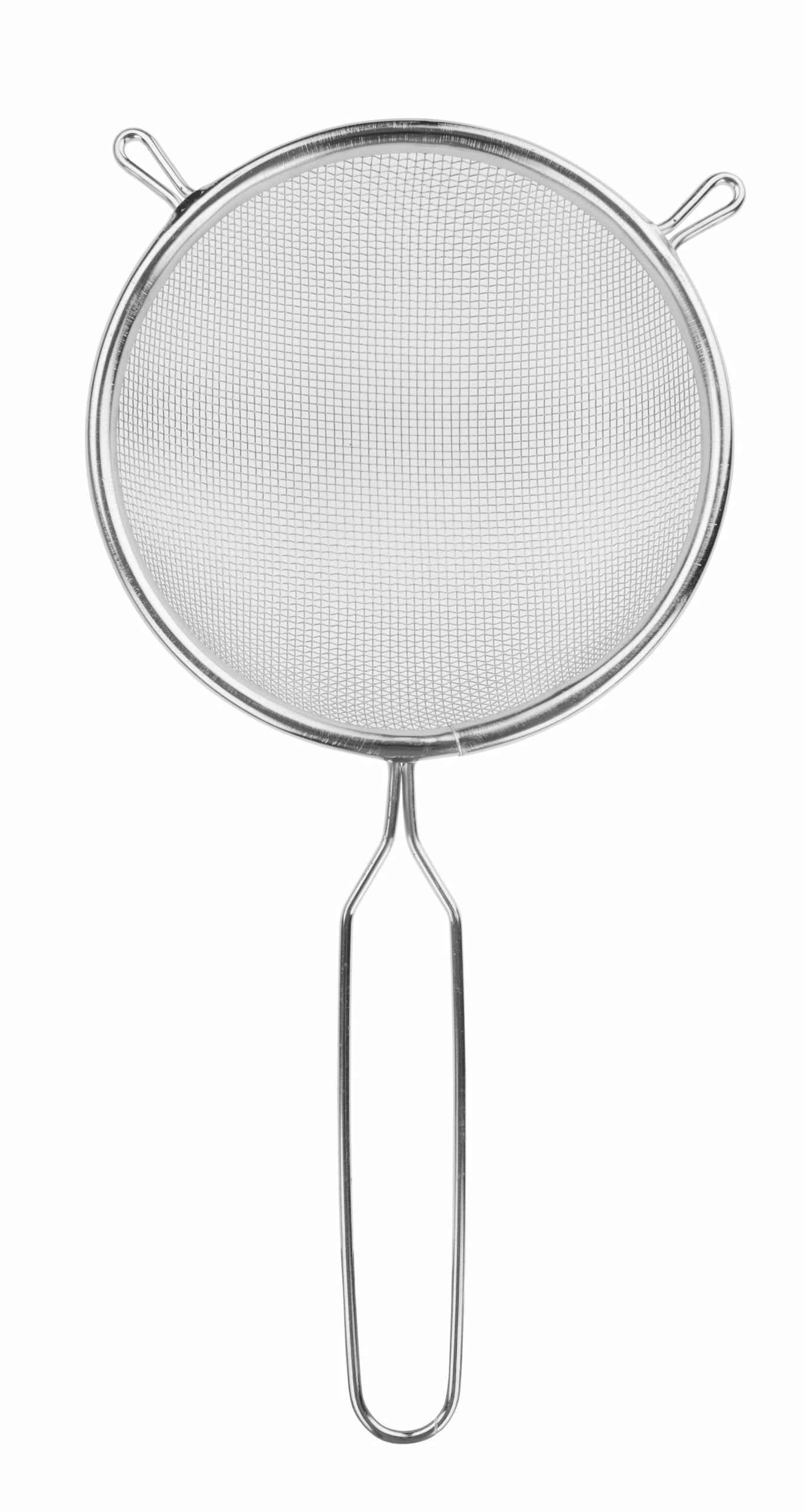 Chef Aid 16cm Long Handled Metal Sieve, Kitchen Essential Tool and Ideal for Straining, draining, Washing and Wide Range of Foods, with a fine mesh for Ease of use