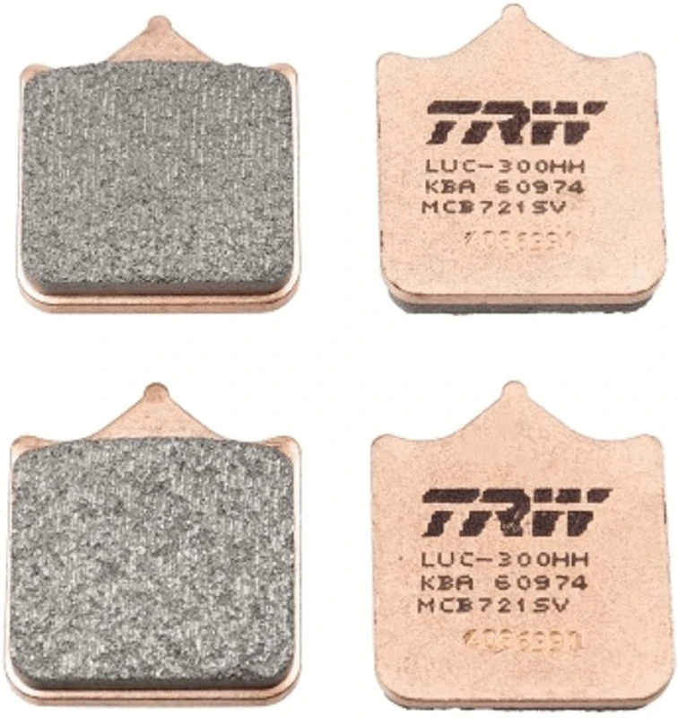 TRW AUTOMOTIVE AFTERMARKET MCB721SV Motorcycle Brake Pad