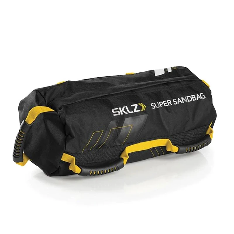 SKLZ Super Sandbag Heavy Duty Training Weight Bag, Develop Explosive Power and Strength, Durable Outer Shell, Includes Four 4.5kg Weight Bags - Versatile Fitness Tool for All Athletes, Black