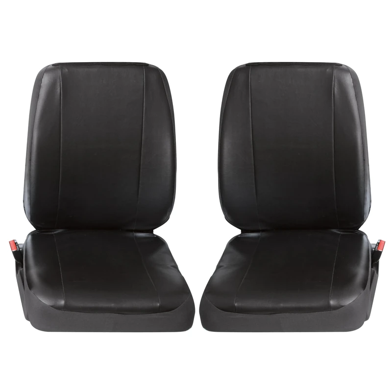 PETEX Universal Eco Class Profi 4 seat cover, black, consisting of two single seats, 2-piece