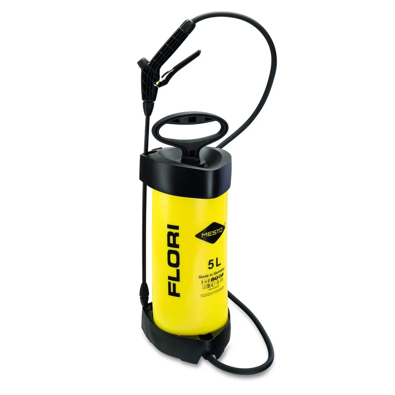 Mesto FLORI 3232R Sprayer 5ltr Pressure Spray Garden Household Chemical Weed Killer,Yellow/black,28x12x12 cm