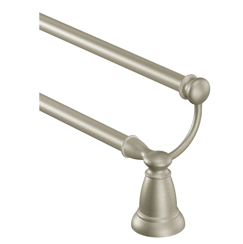 Moen Y2622BN Banbury 24" Double Towel Bar, Brushed Nickel