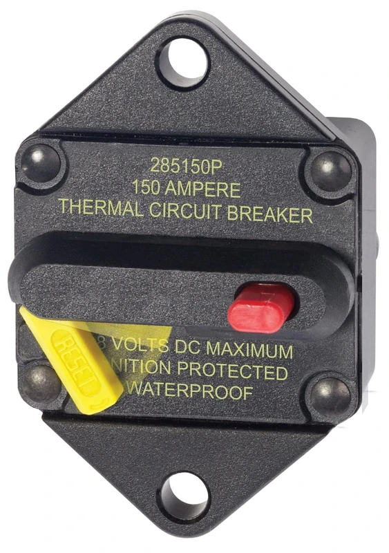 Blue Sea Systems 7089 285-Series Circuit Breaker, Panel Mount, 150A