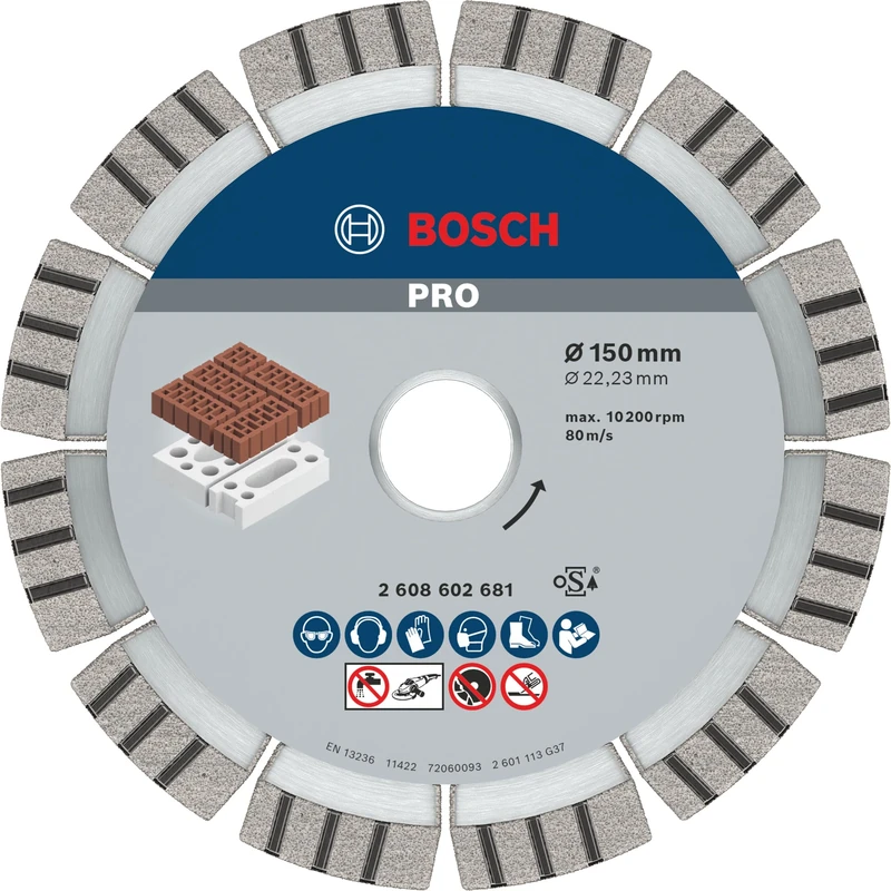 Bosch 2608602681 Diamond Cutting Disc Best for Abrasive