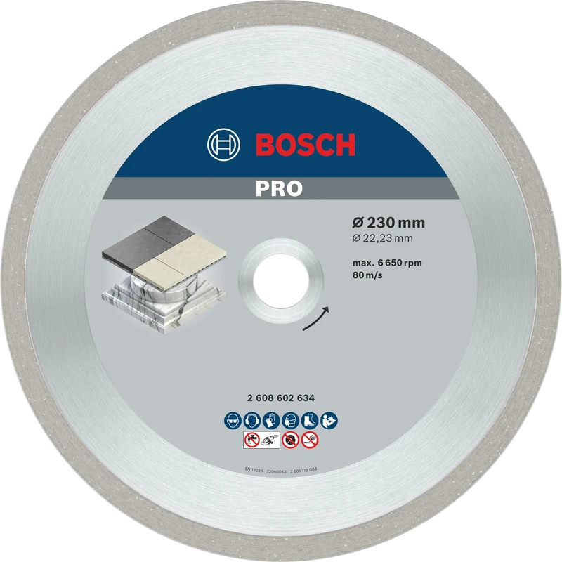 Bosch 2608602634 Diamond Cutting Disc Best for Ceramic