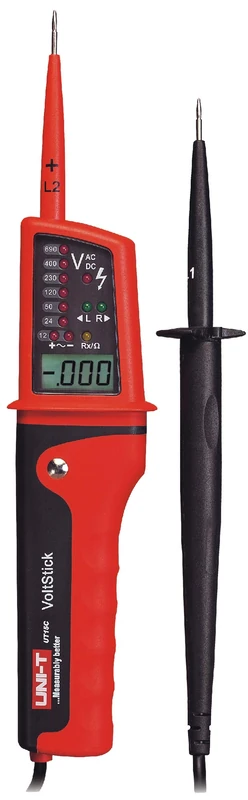 UNI-T UT15C Waterproof Voltage Tester AC/DC Voltage Detection Multimeter High Precision Electronic Diagnostic Tool LCD Display