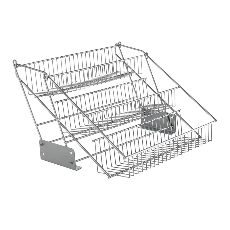 Metaltex "Up & Down" Spice Rack, Silver, 33 x 28 x 21 cm