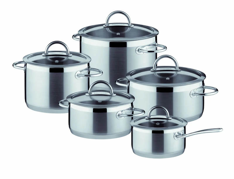 Tescoma Vision 10-Piece Stainless Steel Cookware Set