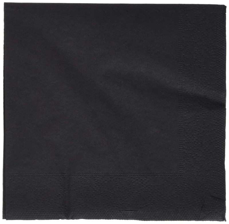 Swantex CB666 Black Cocktail Napkins (Pack of 2000)