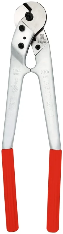 Felco Two Handed Steel Cable Cutters Model C16E Cuts 16mm Forged Alloy Handle Electrical Cable Cutting Rigging Yachting Sailing Electrical Applications Made in Switzerland