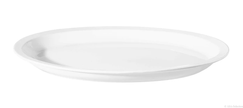 ASA Serving Platter Ceramic, White, 58 x 45 x 4