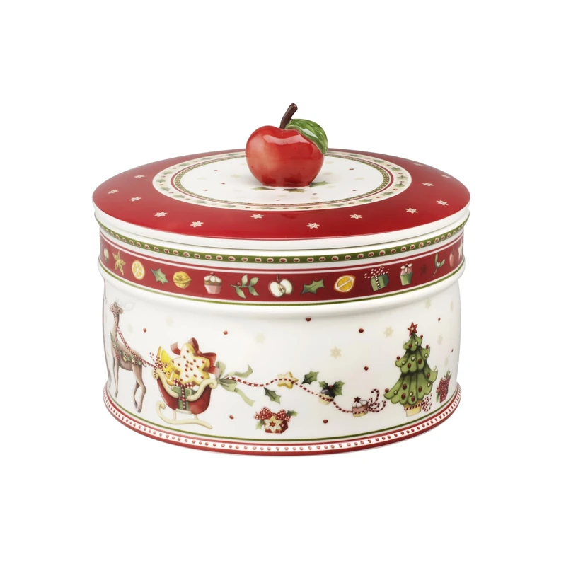 Villeroy & Boch - Winter Bakery Delight, large storage jar for biscuits and cookies, premium porcelain, multicoloured