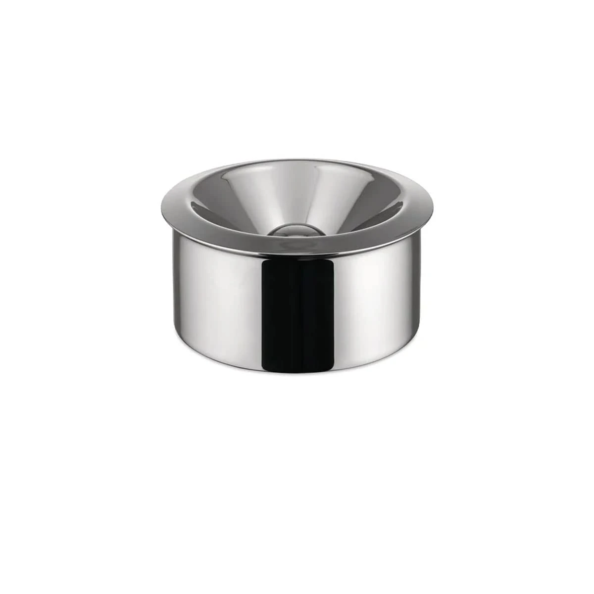 Alessi 90010/I Ashtray, Stainless Steel, 3 x 12 x 11.5 cm