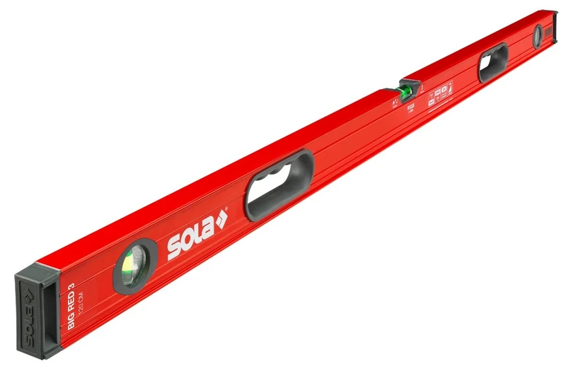 Sola RED3 Spirit Level Aluminium 1.2 m with 2 Handgrips