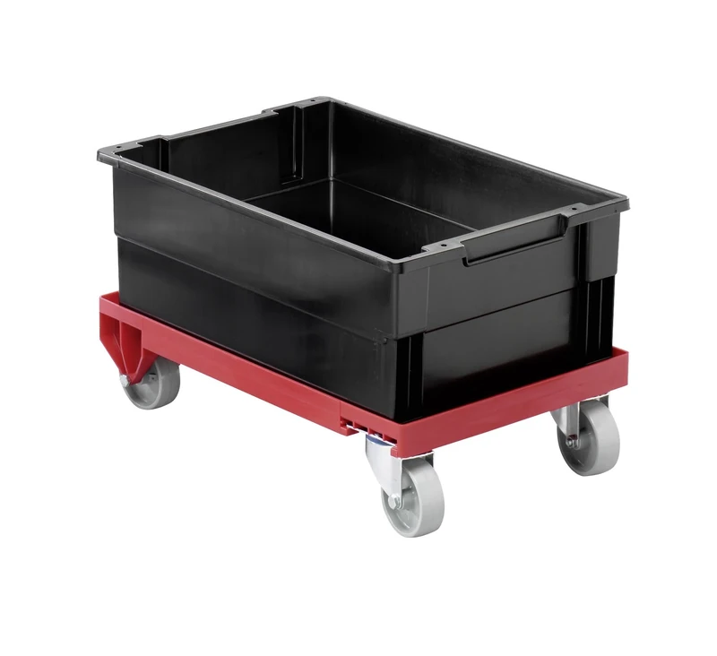 Durable 1809693060 Storage Trolley red - Image 1