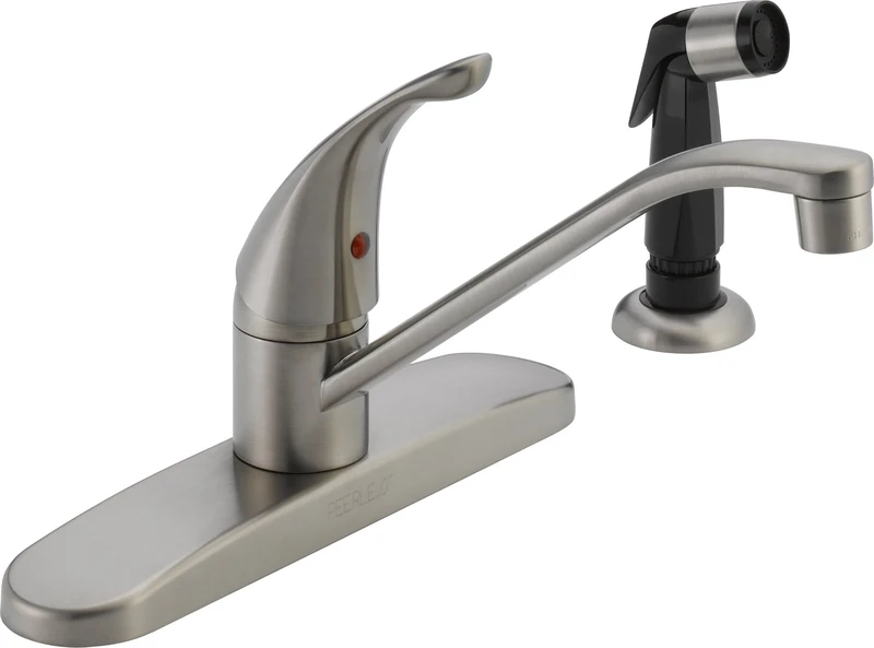 Peerless P115LF-SS Classic Single Handle Kitchen Faucet, Stainless by Delta Faucet