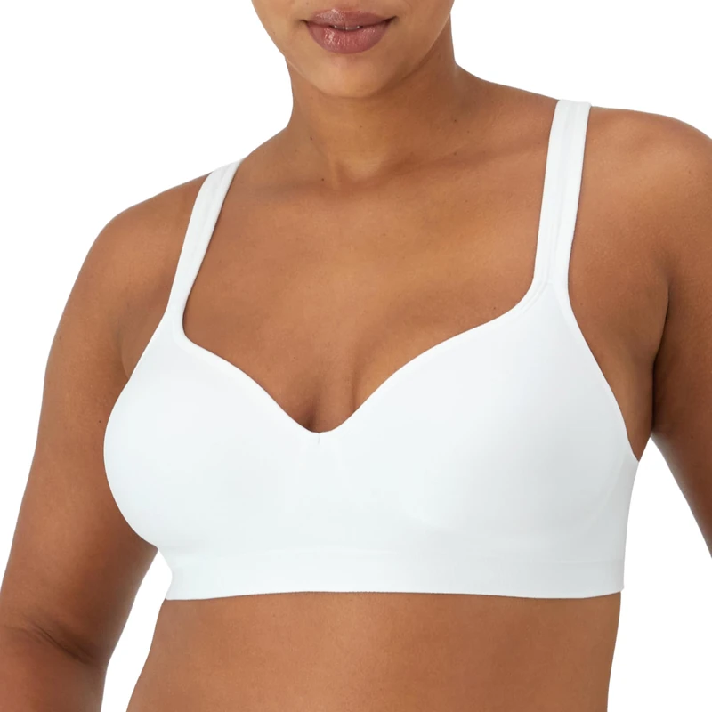 Bali Women's Comfort Revolution Wire Free Bra, White, 42C