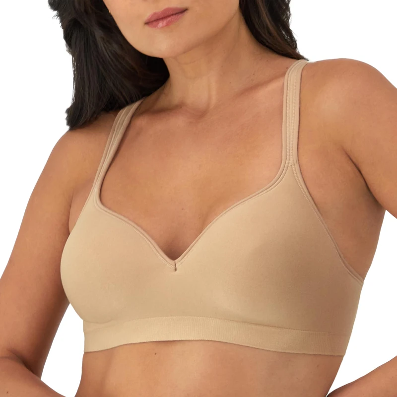 Bali Women's Comfort Revolution Wire Free Bra,Nude,42D