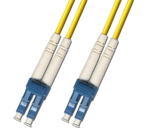 100 m Singlemode Duplex Fibre Optic Cable (9/125) - LC to LC - Yellow