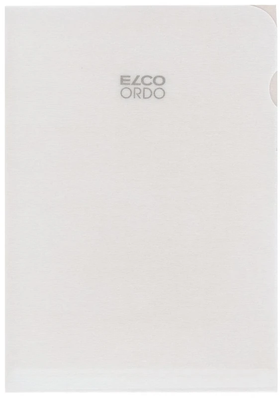 ELCO Ordo Transparent 220x310 mm 80GSM Tear-Proof Writebale and Inkjet Paper Folder (Box of 100) - Transparent White