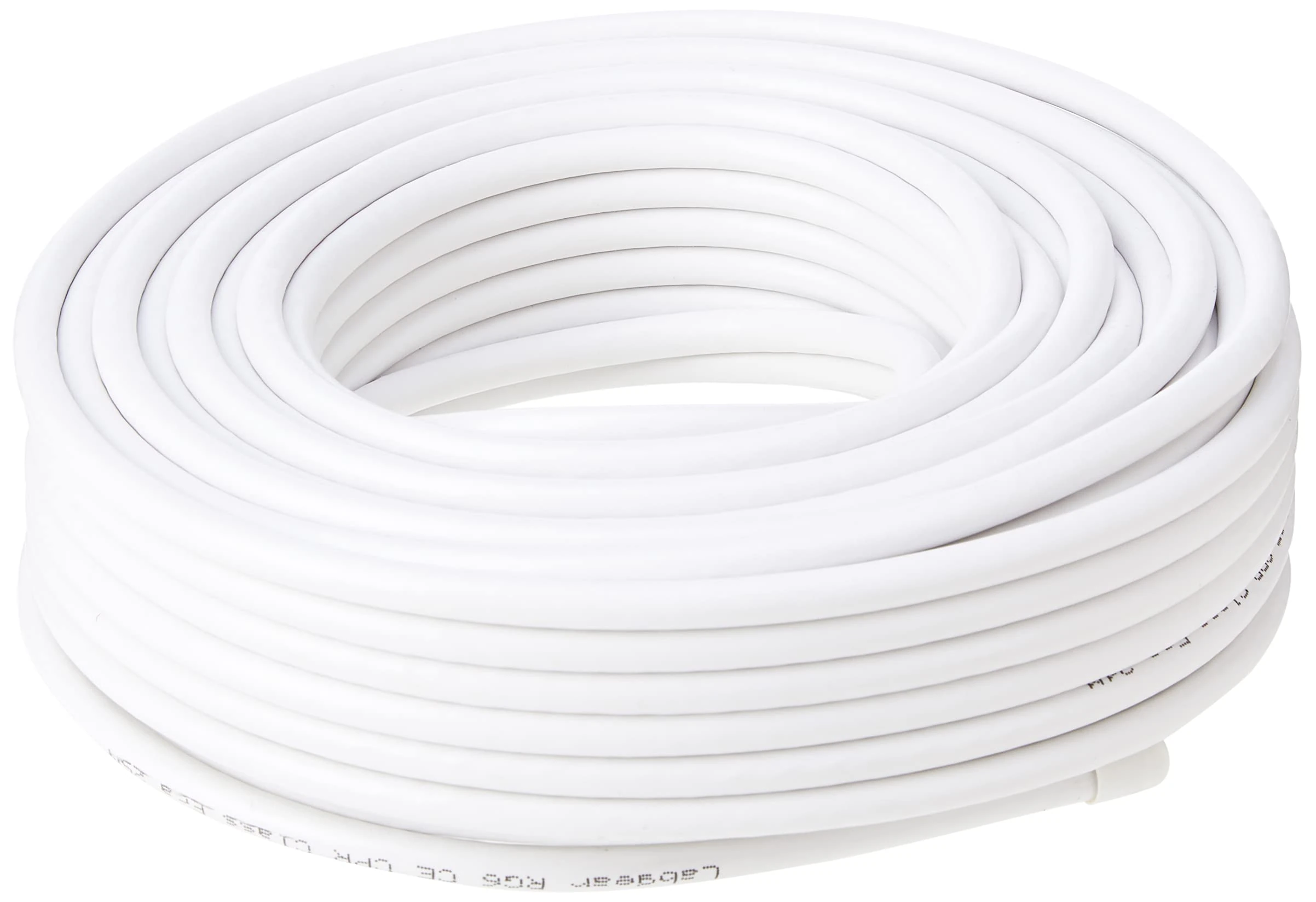 Labgear 25m Coaxial Satellite Cable RG6 Black Digital Aerial, Data & Satellite Coax TV Cable