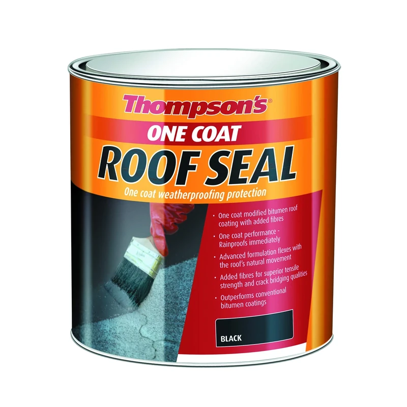 Thompsons One Coat Roof Seal Black 5L