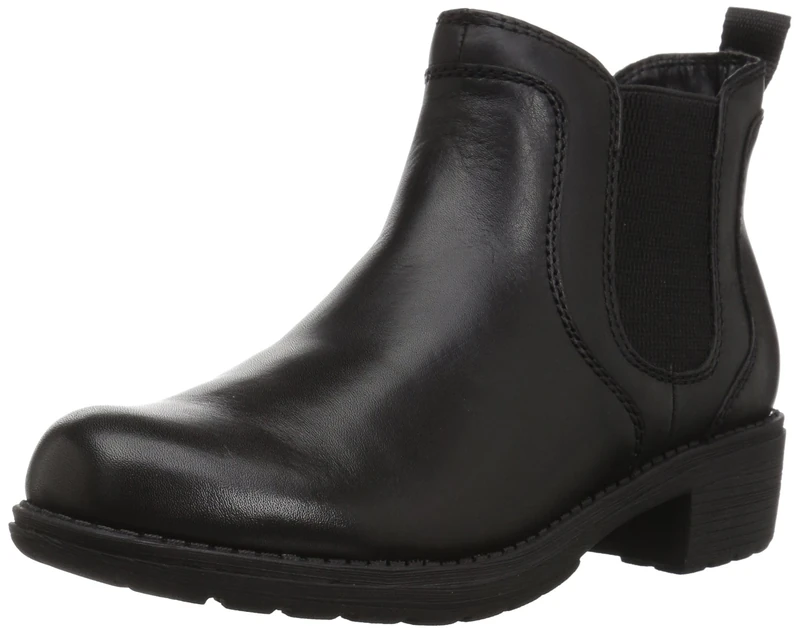 Eastland Women's Double Up Chelsea Boot, Black, 9 UK