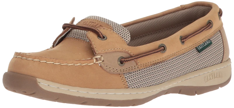 Eastland Women's Sunrise Boat Shoe, Tan, 8 UK