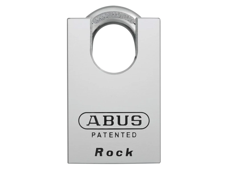 ABUS Padlock 83CS/55 - for Doors, Gates, cabinets and Much More. - Chrome-Plated Lock Body Made of Solid Brass - Additional Shackle Protection - incl. 2 Keys - Silver